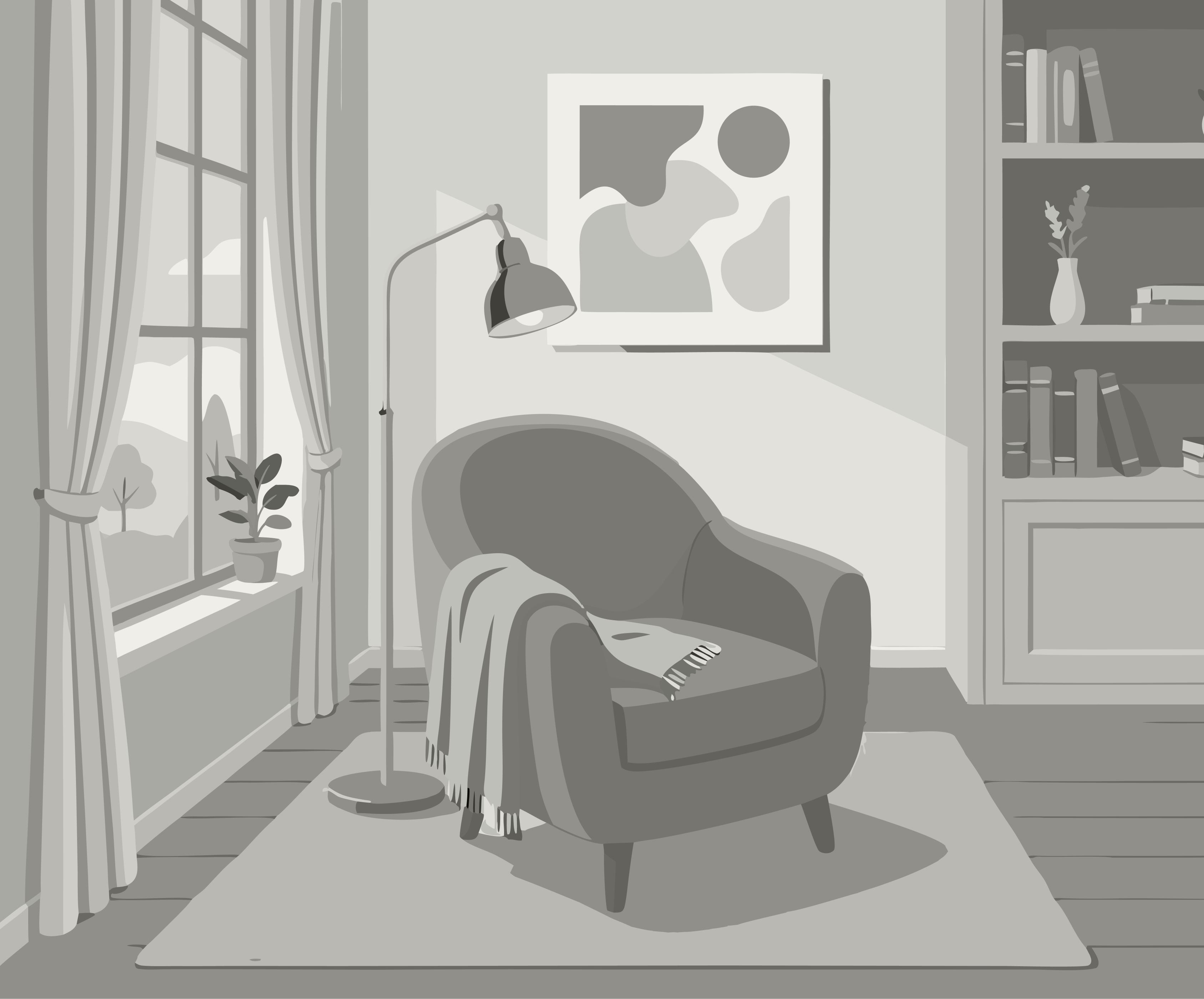 Suite mit 1 Schlafzimmer und Bergblick